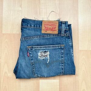 Levi's Blue Jean Shorts